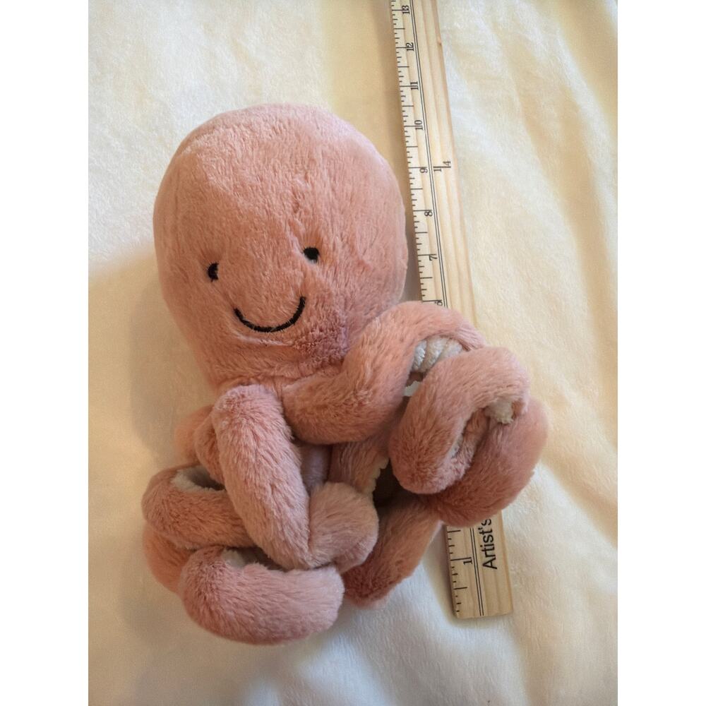 Jellycat Amuseables Mia Macaron Pink Plush Stuffed Toy NWT Cute Collectible